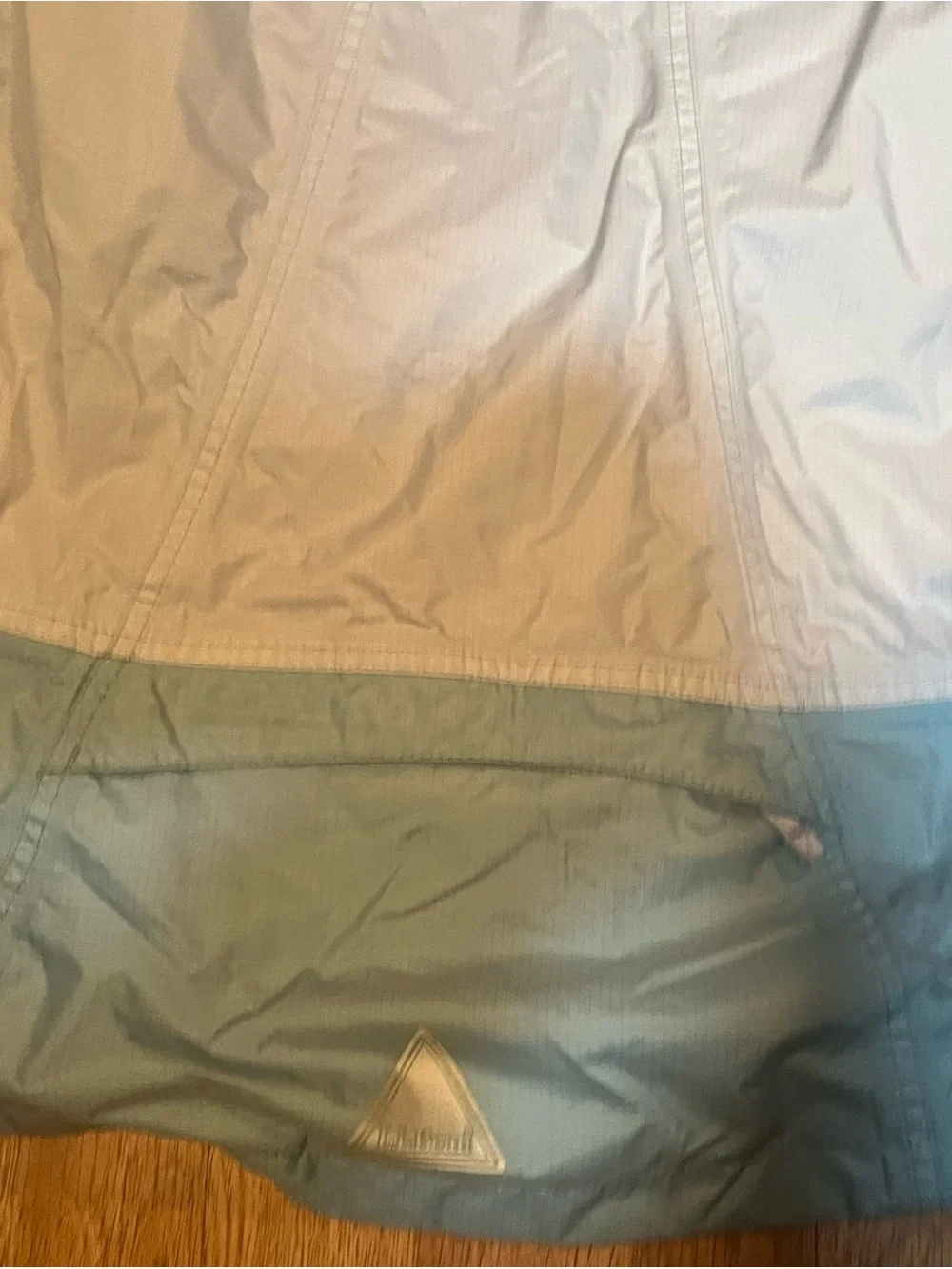 Light Blue Hooded Kids Windbreaker Jacket